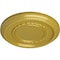 Ekena Millwork Federal Roped Small Ceiling Medallion (Fits Canopies up to 6"), 12 5/8"OD x 1 1/8"P, Rich Gold CM12FERGS - alternate 4